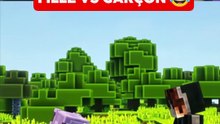 FILLES VS GARÇONS SUR MINECRAFT