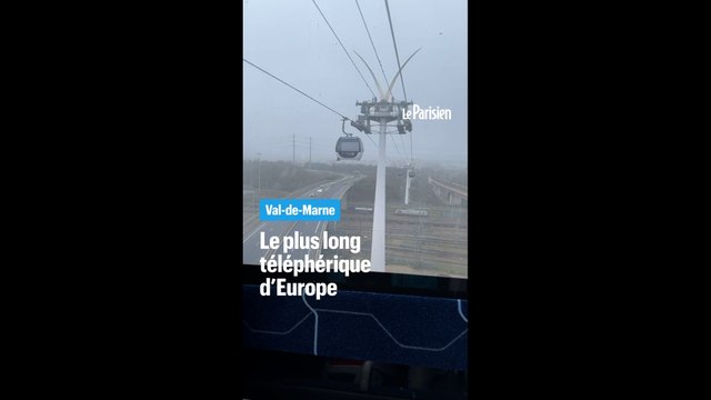 Le plus long téléphérique d’Europe ouvre ce samedi dans le Val-de-Marne