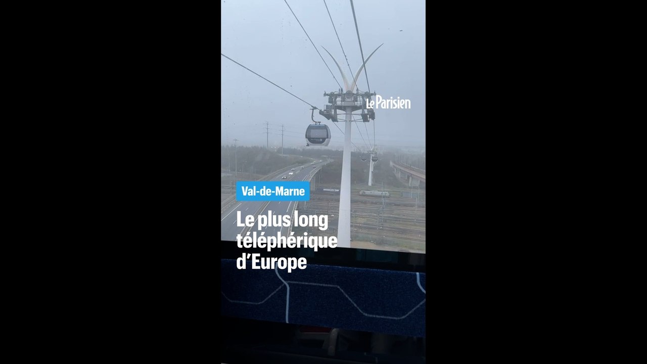 Le plus long téléphérique d’Europe ouvre ce samedi dans le Val-de-Marne