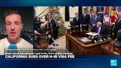 California sues Trump administration over heavy visa fees