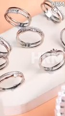 2 Line design Ladies Silver Ring 💍 2025.#stylish #gold #hrm #goldjewellery #jewellery #silver #JewelleryIndia