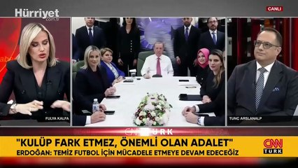 'Futbolun ruhu adalettir' | Cumhurbaşkanı Erdoğan: Gelişmeler bizi üzdü ve şaşırttı! Adaleti tesis etmeliyiz