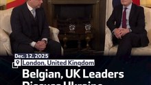 Belgian, UK Leaders Discuss Ukraine