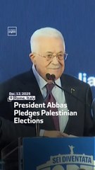 President Abbas Pledges Palestinian Elections