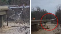 Il video del crollo del ponte in Montana: gli Usa colpiti da inondazioni e forti piogge