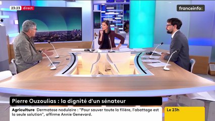 Pierre Ouzoulias était l'invité du "23h" de Franceinfo.