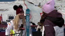 Lindsey Vonn - St.Moritz Downhill 2 Interview