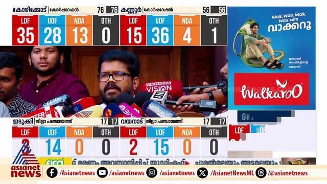 കണ്ണൂരിൽ 10 തദ്ദേശ സ്ഥാപനങ്ങളിൽ പ്രതിപക്ഷമില്ലാത്ത വിധത്തിലാണ് LDF വിജയിച്ചത്: KK രാ​ഗേഷ്
