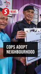 Police adopt neighbourhood to curb crime