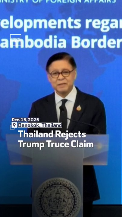 Thailand Rejects Trump Truce Claim