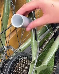 Candle trick for smoother bicycle rides🚲🕯️