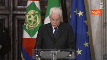 Mattarella: Chi muove la guerra non può evocare la pace