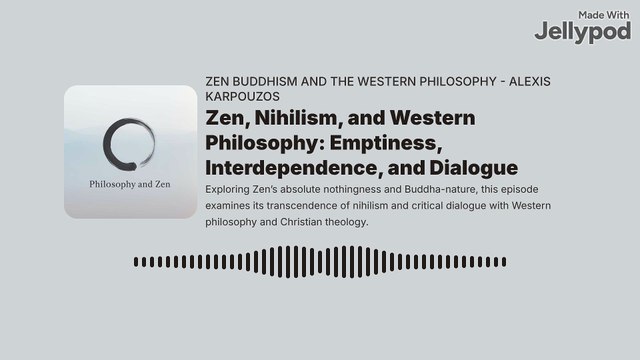 ZEN BUDDHISM AND THE WESTERN PHILOSOPHY - ALEXIS KARPOUZOS