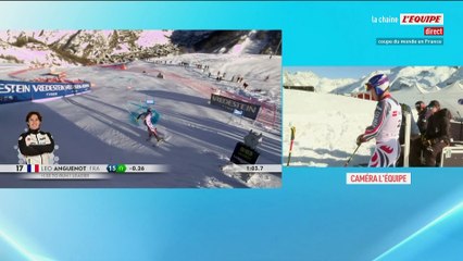 Léo Anguenot, 19e et meilleur Français à Val d'Isère - Ski - Coupe du monde (H) - Ski