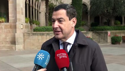 Moreno: "la cultura es puente entre Andalucía y Cataluña" y aboga por "objetivos comunes"