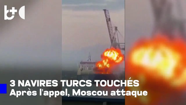 Tensions en mer Noire: la Russie détruit trois navires turcs après l'appel Erdogan-Poutine