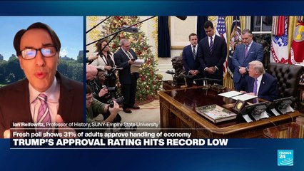 Trump's approval rating slides: US president 'significantly underwater'