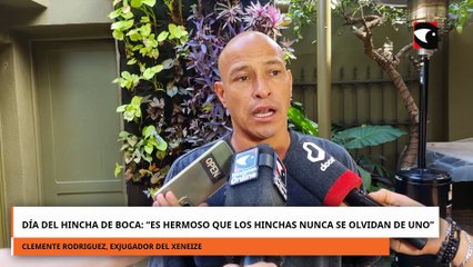 Clemente Rodríguez, ídolo de Boca, estuvo en Posadas para celebrar el Día del Hincha de Boca