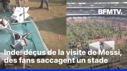 Inde: déçus de la visite de Messi, des supporters saccagent un stade