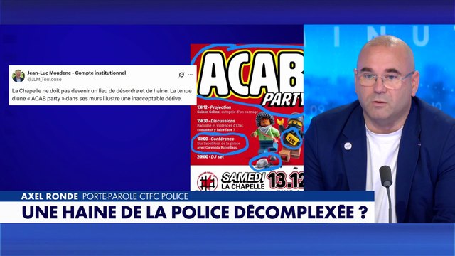 Axel Ronde : «Les fonctionnaires de police sont régulièrement attaqués»