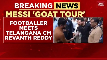 Lionel Messi in Hyderabad: Football Icon Meets CM Revanth Reddy, Set for Match at Uppal Stadium