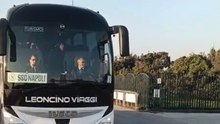 Il Napoli lascia Castel Volturno, la squadra è in partenza per Udine IL VIDEO