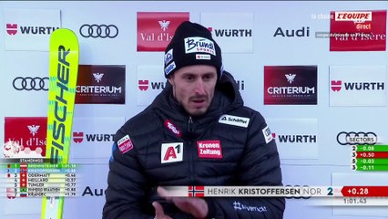 Le replay de la manche 1 du slalom géant hommes à Val d'Isère - Ski - Coupe du monde - Ski