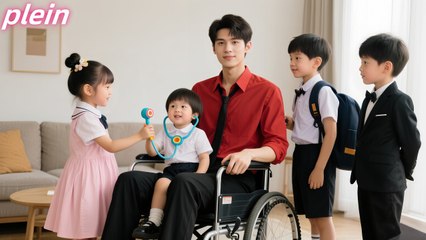 Les 4 enfants sauvent un homme évanoui sur le chemin du collège, il s'avère être leur père PDG!❤