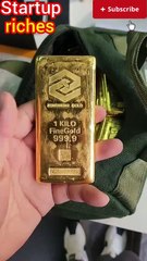 This Bag Holds Millions 💰 | Real Gold Bars | Startup Riches