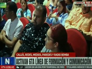 Caracas | Activan 6ta Línea de Formación y Comunicación: Calle, Redes, Medios, Paredes y Radio Bemba