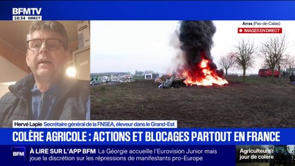 Dermatose bovine: "Il faut que le gouvernement reconnaisse que la crise agricole est profonde", assure Hervé Lapie, secrétaire générale de la FNSEA