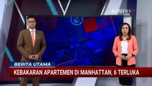 Kebakaran Besar Landa Apartemen 6 Lantai di Manhattan, 6 Orang Luka Ringan | BERUT