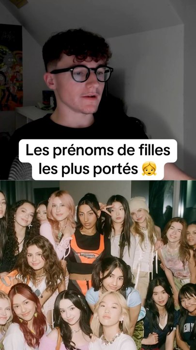 Les prénoms de filles les plus portés 👧 #prenom #prénoms