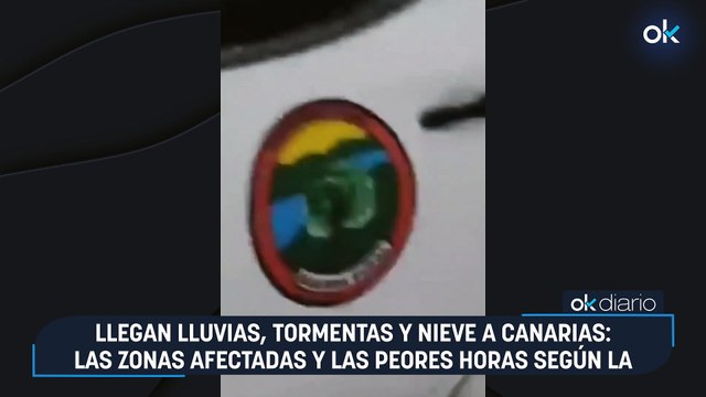 Llegan lluvias, tormentas y nieve a Canarias: las zonas afectadas y las peores horas según la AEMET