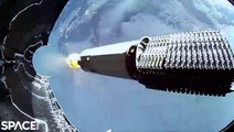 SpaceX Falcon 9 Fairing Cameras Capture Amazing Views Of Separation