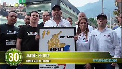 "Petro aquí tengo el mapa con los días que le quedan de desgobierno": Andrés Bedoya, candidato al Senado