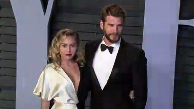 Miley Cyrus & Liam Hemsworth Vanity Fair Oscars Party 2018