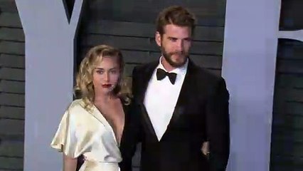 Miley Cyrus & Liam Hemsworth Vanity Fair Oscars Party 2018