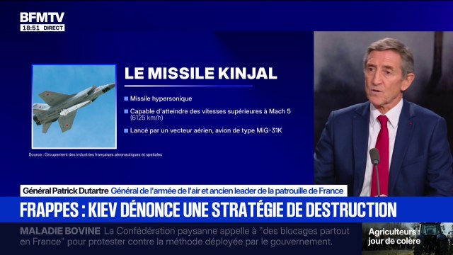 Guerre en Ukraine: qu'est-ce que le missile Kinjal, ce missile hypersonique utilisé par la Russie contre Kiev?