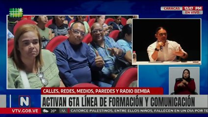 Autoridades lideraron la activación de la 6ta Línea de Formación y Comunicación en Caracas