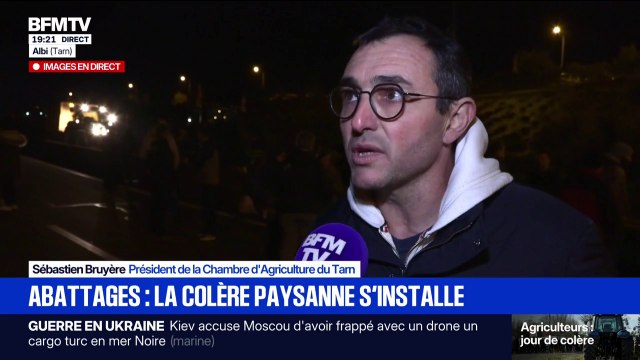 Dermatose bovine; On voudrait avoir l'accès au vaccin (...) et surtout n'abattre que les bêtes contaminées , déclare Sébastien Bruyère, président de la Chambre d'Agriculture du Tarn