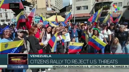 Venezuela | Citizens rally to reject U.S. threats
