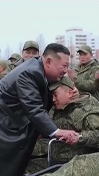 Kim Jong Un Stages Huge Military Ceremony for North Korean Soldiers Returning From Russia