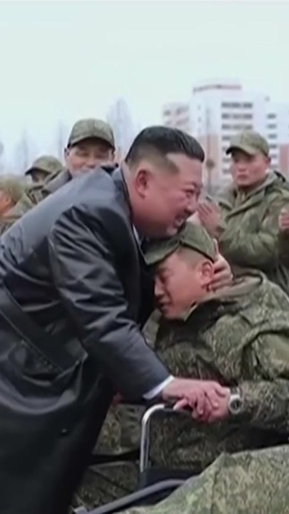 Kim Jong Un Stages Huge Military Ceremony for North Korean Soldiers Returning From Russia