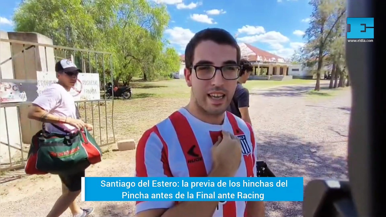 La previa desde Santiago del Estero de los hinchas de Estudiantes