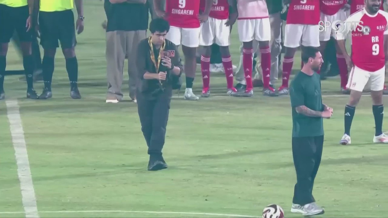 Messi Shares Awkward Moment with Telangana Chief Minister During GOAT Tour