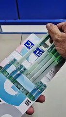 Unboxing and Review of Doms INXGLO Glow in Dark ball pens