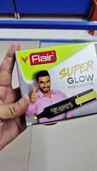 Unboxing and Review of Flair Super Glow highlighters