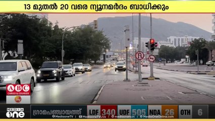 ഡിസംബർ 13 മുതൽ 20 വരെ ഒമാനെ  ന്യൂനമർദം ബാധിക്കും..