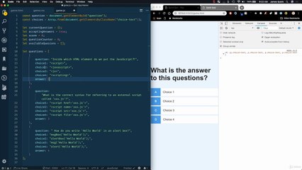 Build a Quiz App with HTML, CSS & JavaScript by Clear Concept - Dailymotion